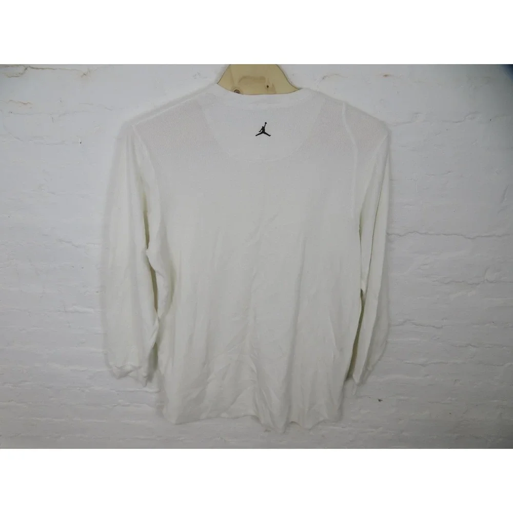 Vtg Air Jordan 2005 Shirt Mens 3XL White Thermal Long Sleeve Jumpman Basketball